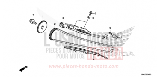 CATENA DISTRIBUZIONE/TENDICATENA NC750XDK di 2019